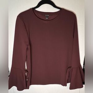 Ann Taylor Burgundy Blouse